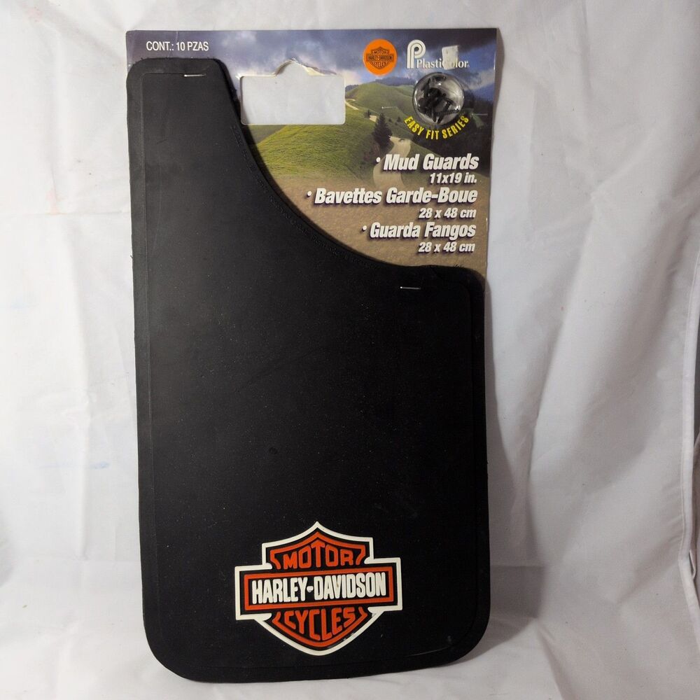 Harley Davidson easy fit shied 11x19 mud guards flaps mudflaps truck van suv car